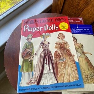 American Colonial  Woman Paper Dolls Set NWT
